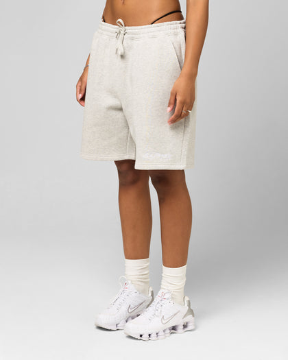 Ed Hardy Skull Fleece Shorts Grey Marle