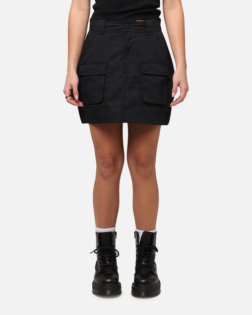 X-Girl Women's Easy Patch Pocket Mini Skirt Black