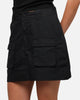 X-Girl Women's Easy Patch Pocket Mini Skirt Black