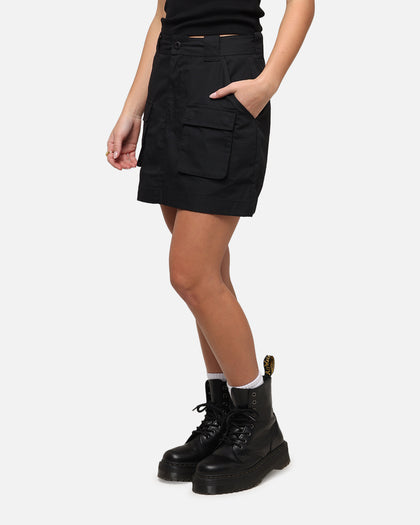 X-Girl Women's Easy Patch Pocket Mini Skirt Black