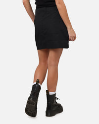 X-Girl Women's Easy Patch Pocket Mini Skirt Black