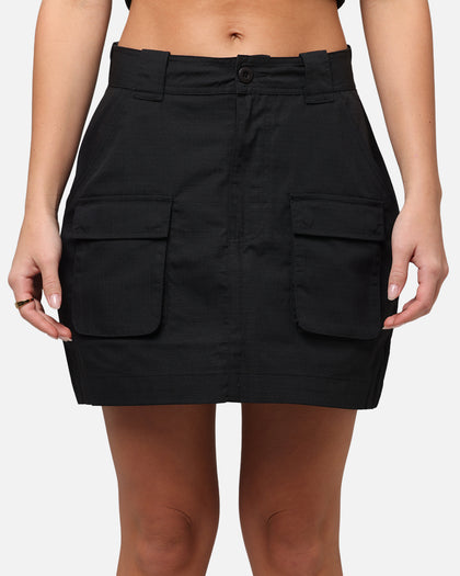 X-Girl Women's Easy Patch Pocket Mini Skirt Black