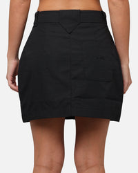 X-Girl Women's Easy Patch Pocket Mini Skirt Black