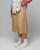 Loiter Wide Leg Chino Shorts Tan