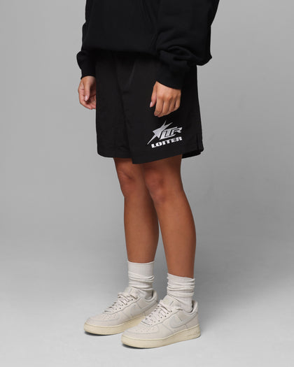 Loiter Cyber Beach Shorts Black