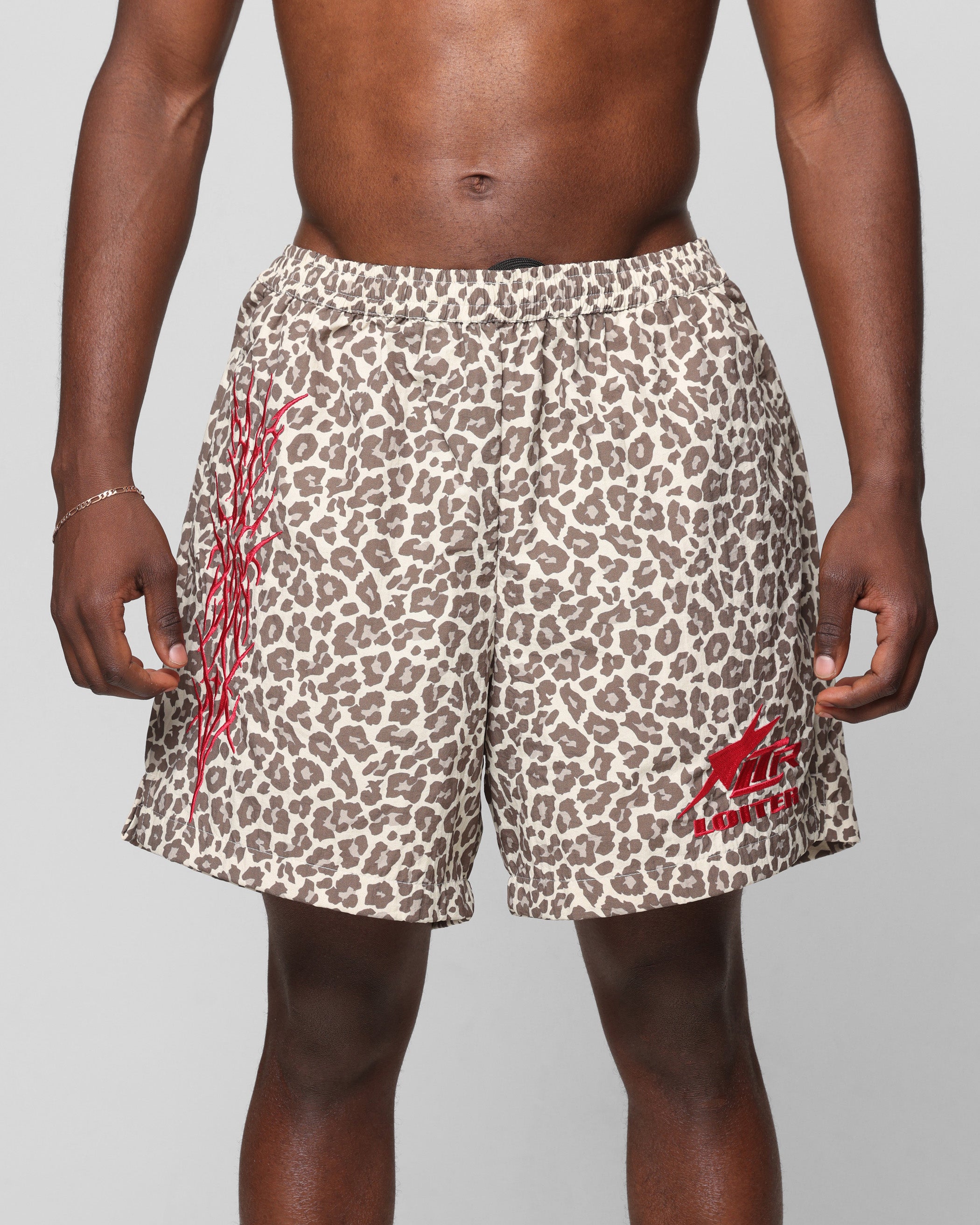 Loiter Cyber Beach Shorts Snow Leopard | Culture Kings US