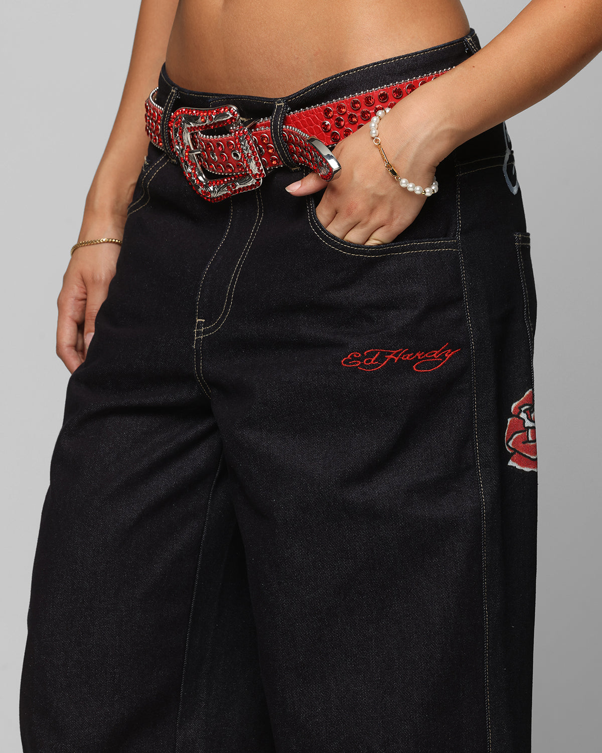 Ed Hardy Denim Jeans Raw Indigo | Culture Kings US