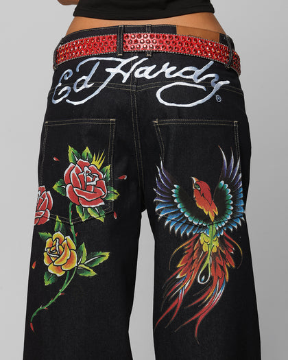Ed Hardy Denim Jeans Raw Indigo