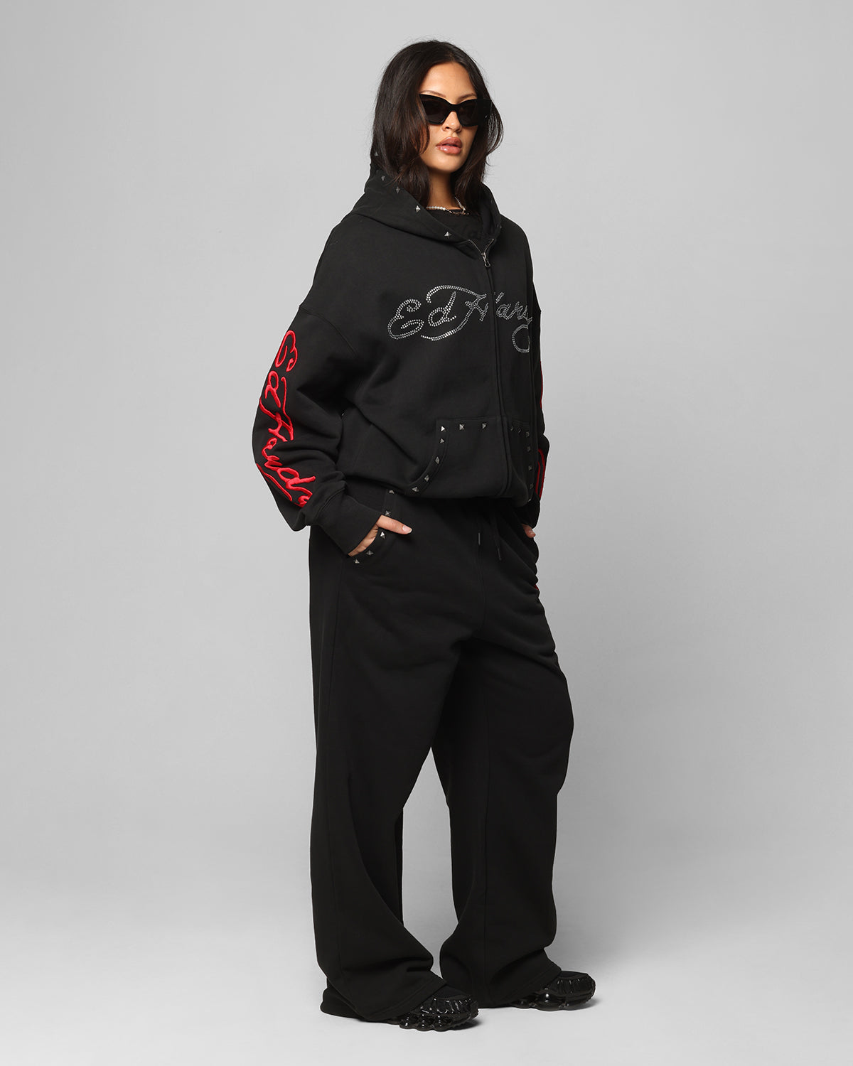 Ed Hardy Ed Hardy Track Pants Black | Culture Kings US