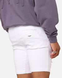 Saint Morta Annex V2 Denim Shorts White