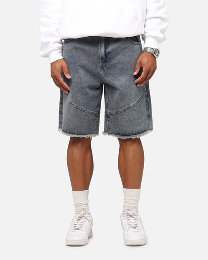 Saint Morta Armoury Baggy Denim Shorts Dirty Denim