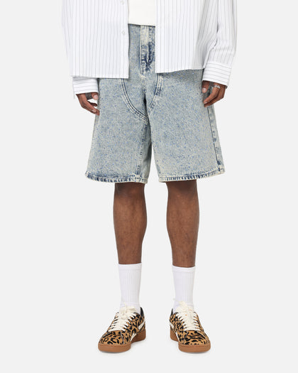 XXIII Diamond Buckle Back Jorts Blue Stonewash