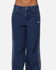 Adidas Women's Denim 3-Stripes Track Pants Indigo Denim