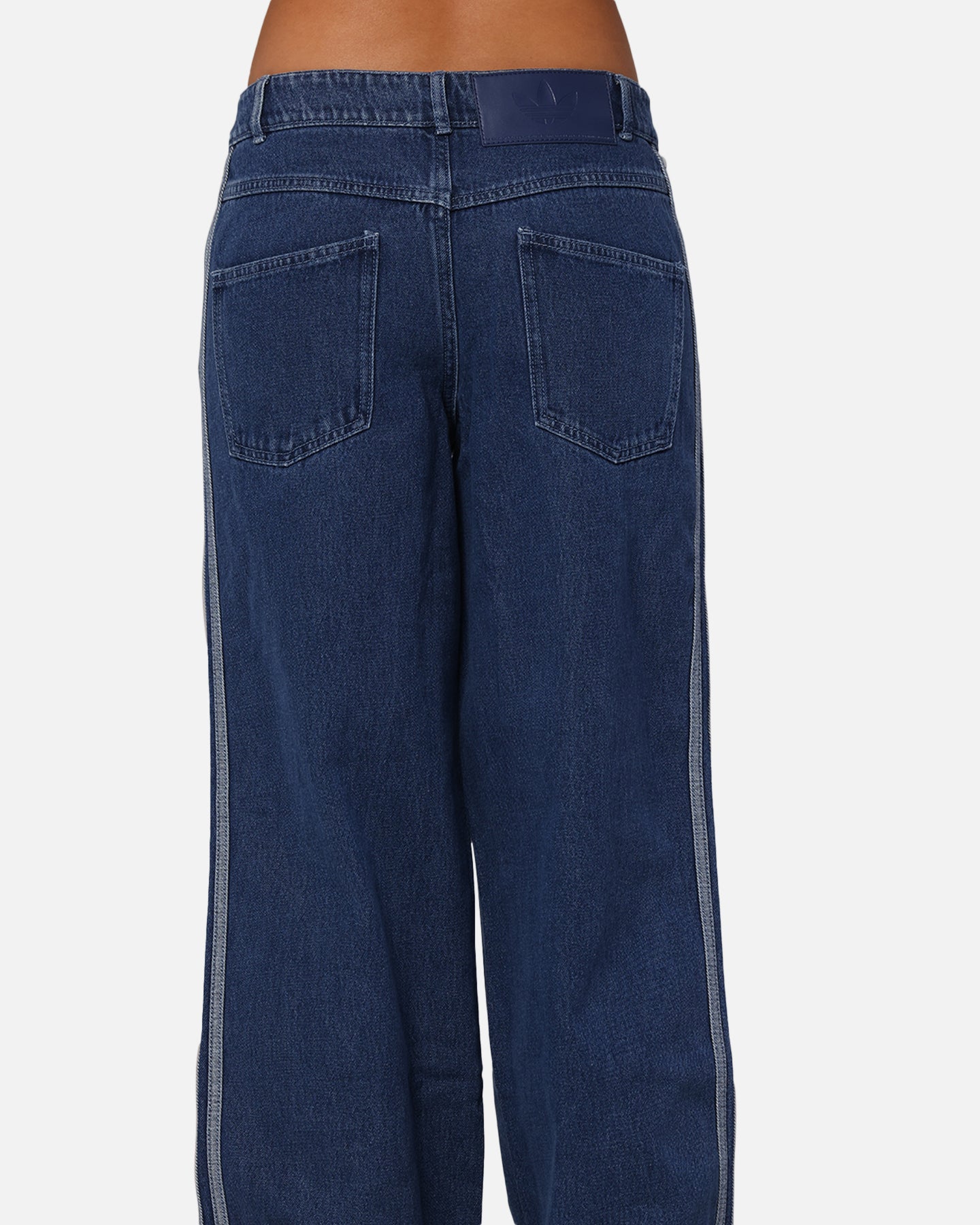 Adidas Women's Denim 3-Stripes Track Pants Indigo Denim | Culture