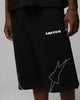 Loiter Dark Performance Fleece Shorts Black