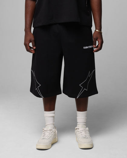 Loiter Dark Performance Fleece Shorts Black