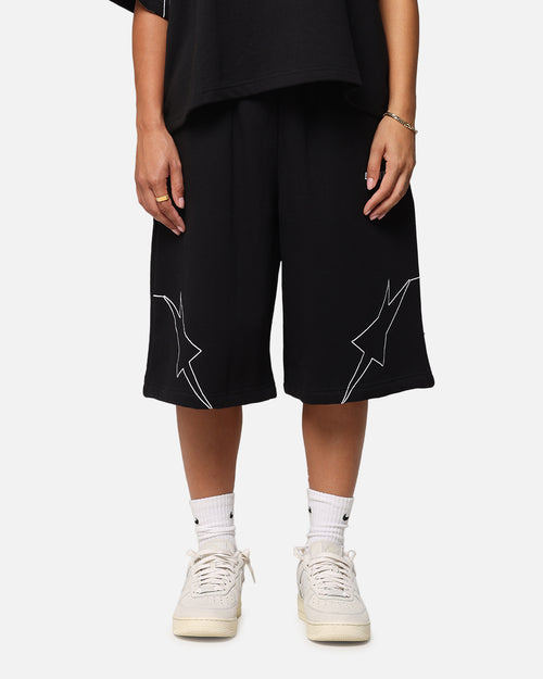 Loiter Dark Performance Fleece Shorts Black