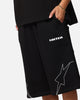 Loiter Dark Performance Fleece Shorts Black