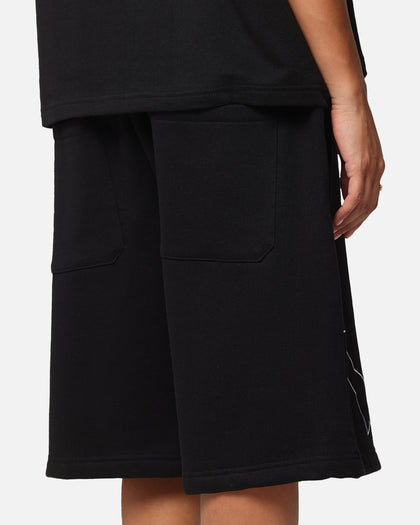 Loiter Dark Performance Fleece Shorts Black