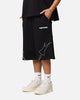 Loiter Dark Performance Fleece Shorts Black