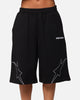Loiter Dark Performance Fleece Shorts Black