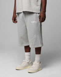 Loiter Dark Performance Fleece Shorts Grey