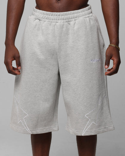 Loiter Dark Performance Fleece Shorts Grey