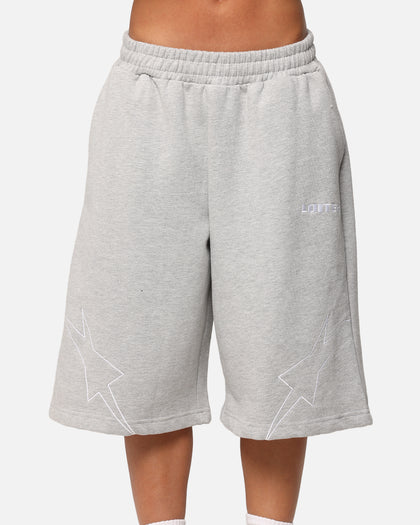 Loiter Dark Performance Fleece Shorts Grey
