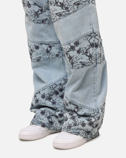 Saint Morta Amplus Poison Ivy Panel Jeans Mid Blue