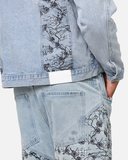 Saint Morta Amplus Poison Ivy Panel Jeans Mid Blue