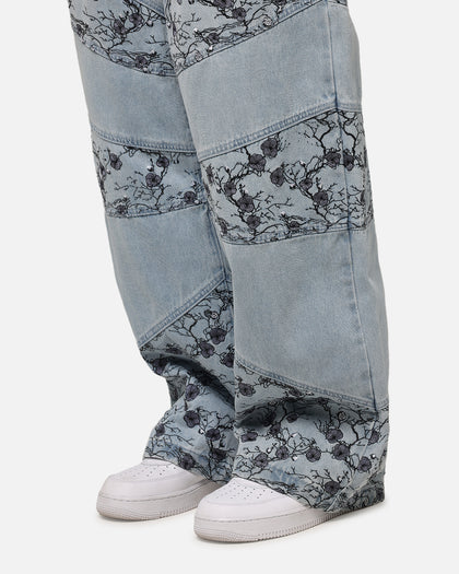 Saint Morta Amplus Poison Ivy Panel Jeans Mid Blue
