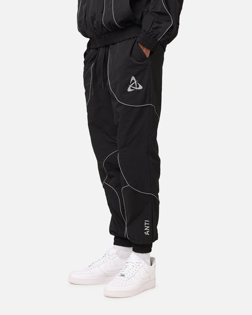 The Anti Order Stereo Nylon Track Jogger Black