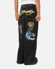 Ed Hardy Ultra Wide Leg Denim Jeans Black/Yellow