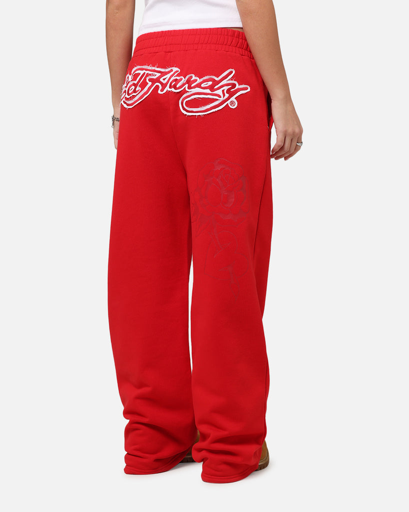Ed Hardy Women's Rose Trackpants Red | Culture Kings US