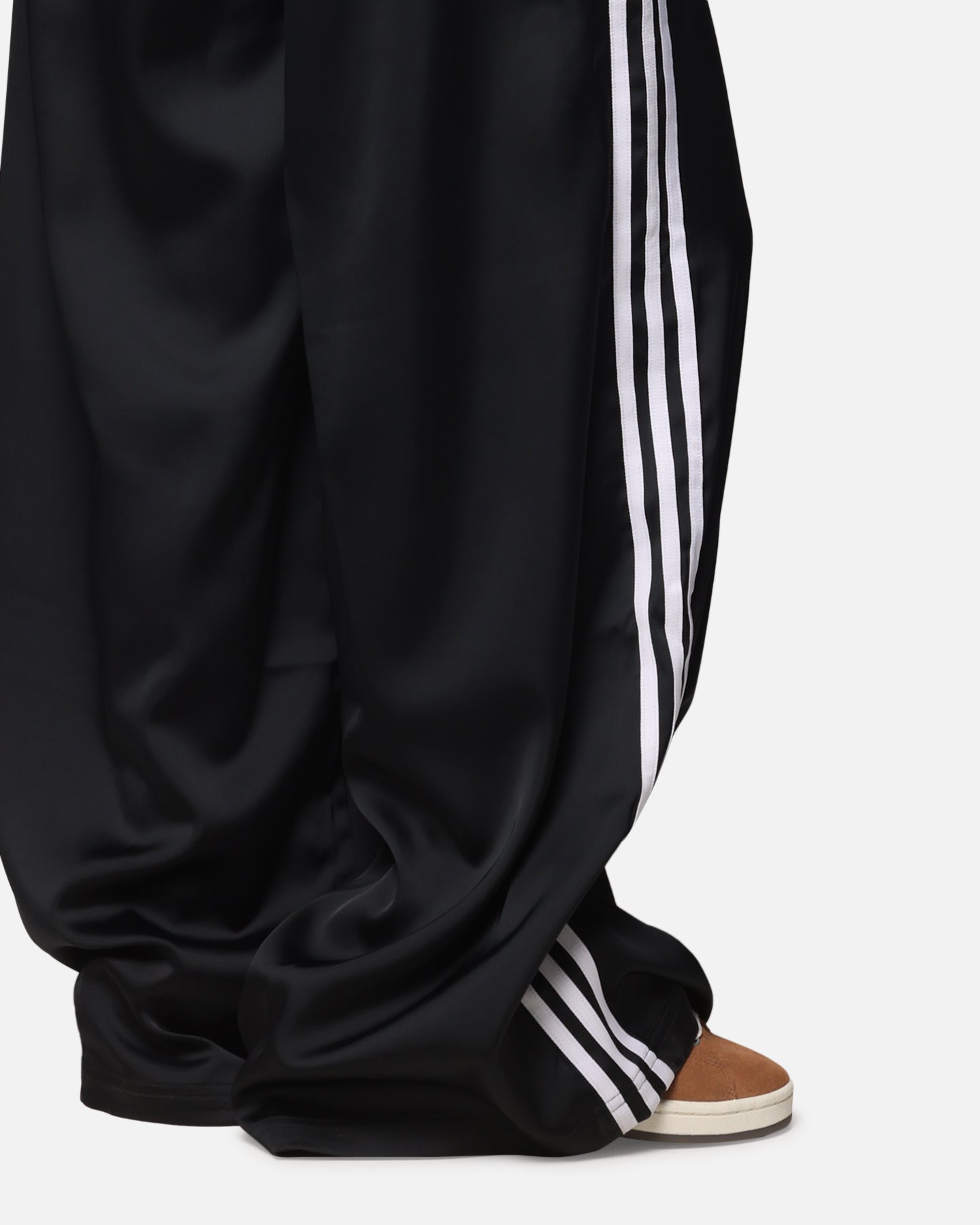 Adidas Women's Satin Wide Leg Pants Black | Culture Kings US