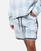 XXIII Plaid Ball Shorts Blue