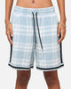 XXIII Plaid Ball Shorts Blue