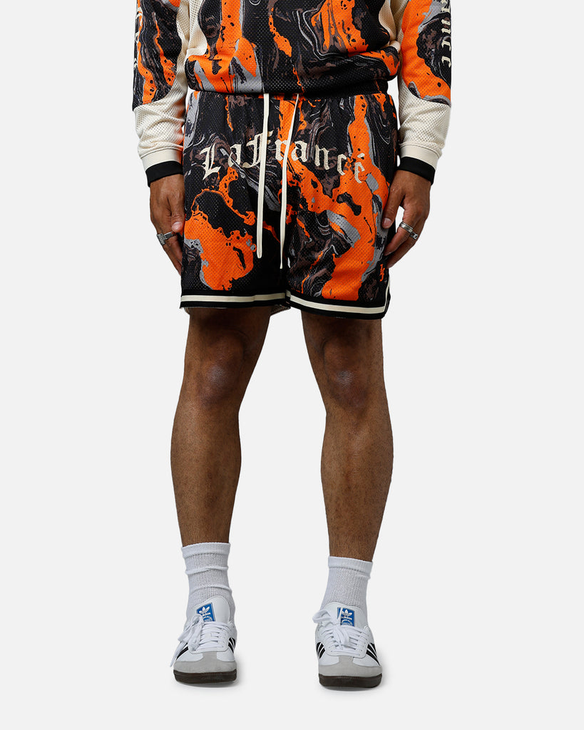 Puma Lafrancé Heem All Over Print Shorts Orange | Culture