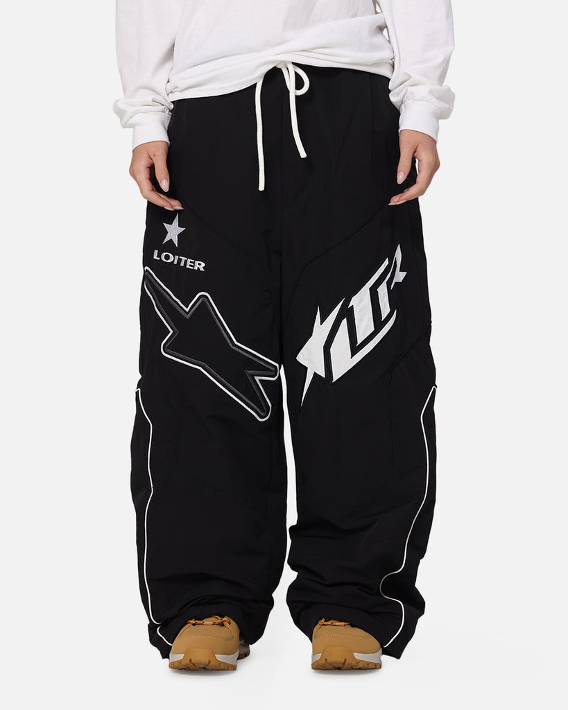 Loiter Motocross Parachute Pants Black | Culture Kings US