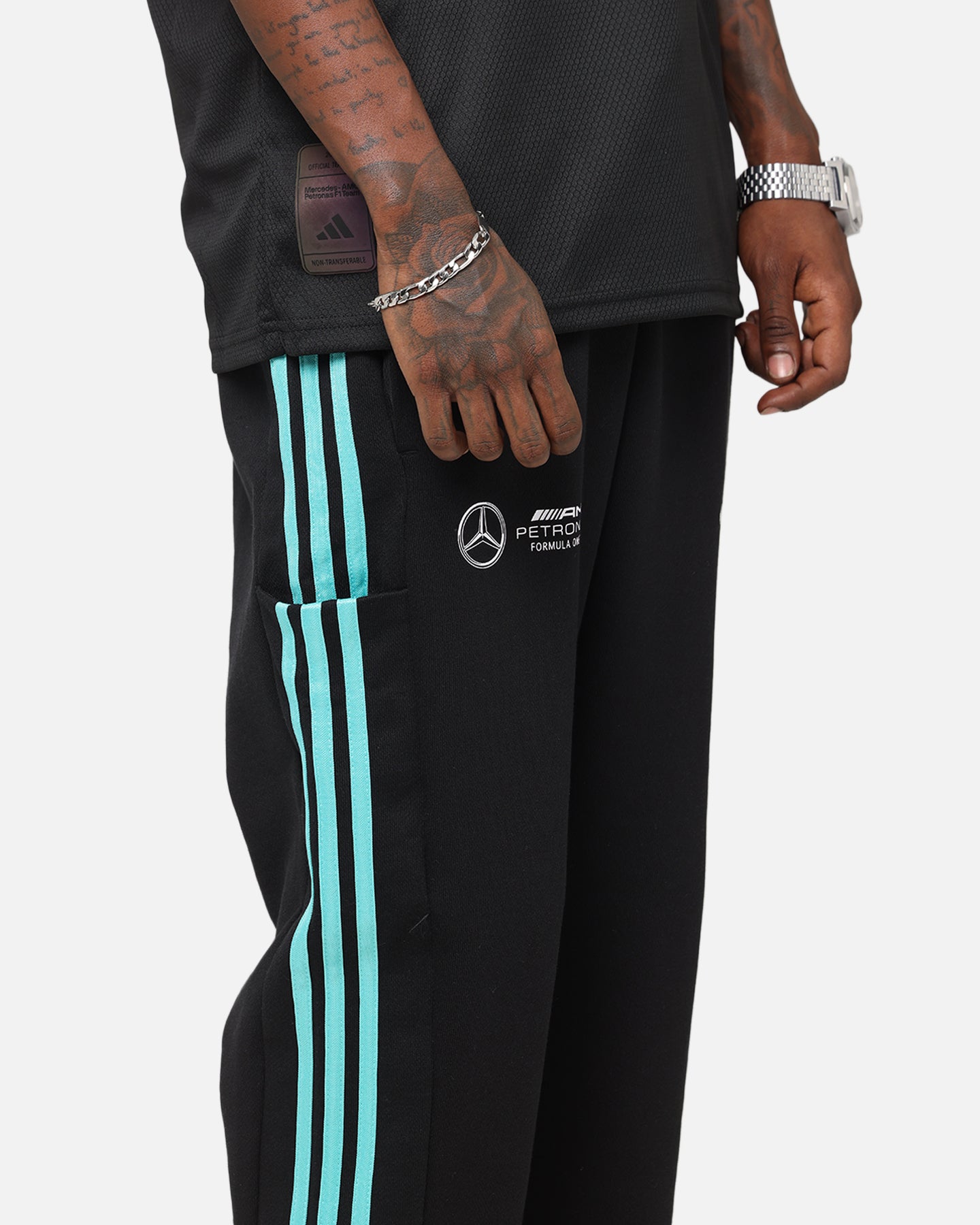 adidas x Mercedes-AMG PETRONAS Formula One F1 DNA Joggers Black