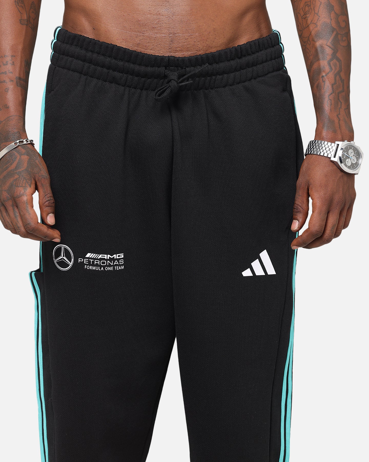 adidas x Mercedes-AMG PETRONAS Formula One F1 DNA Joggers Black