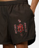 Saint Morta Hardcore Nylon Shorts Dark Brown