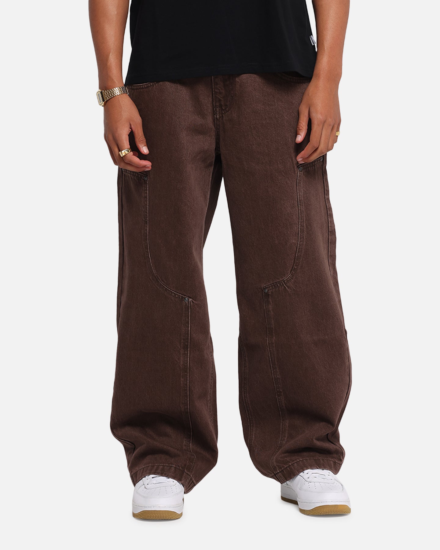 Carre Weathergear Carpenter Jeans Brown | Culture Kings US
