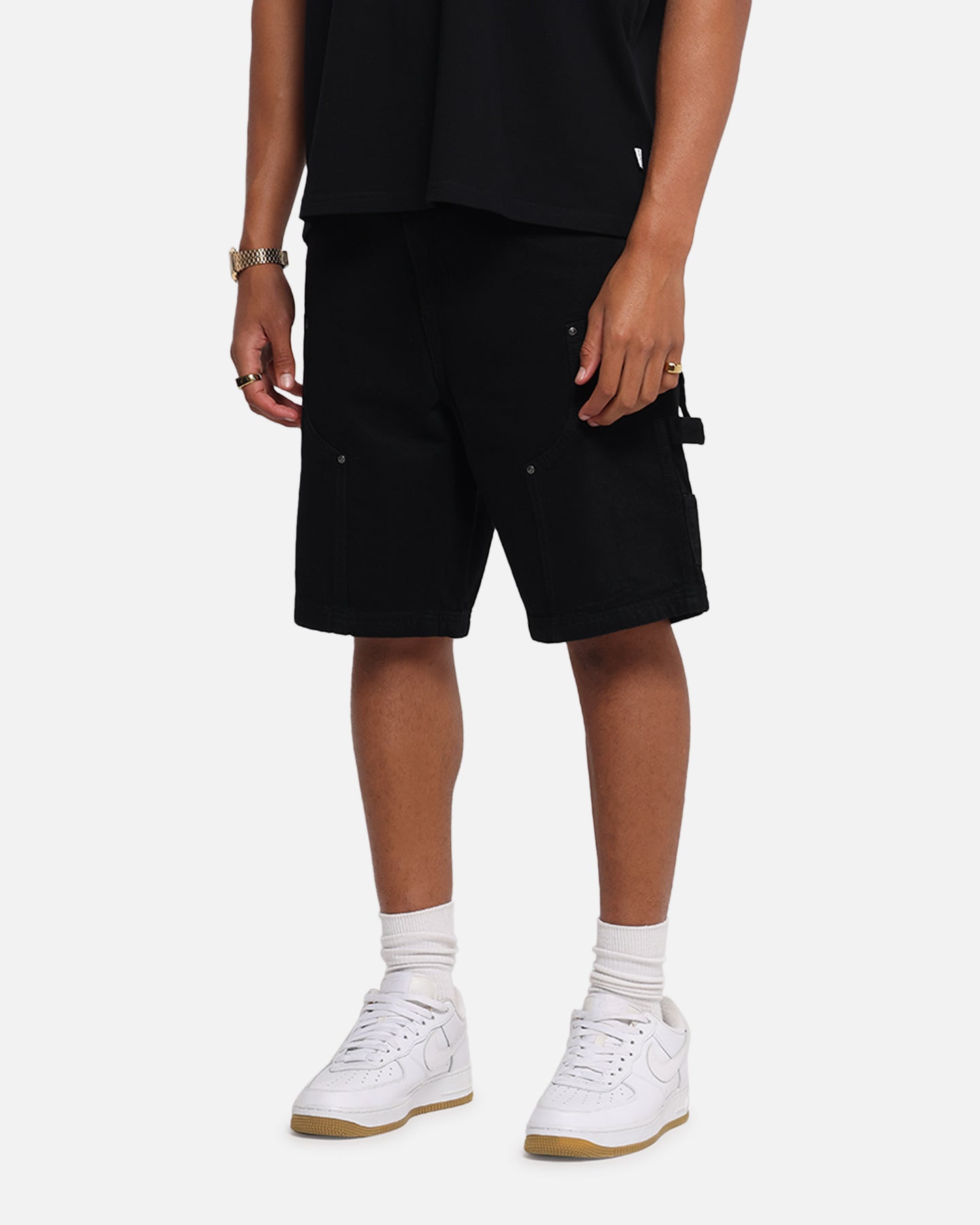 Carre Weatherwear Carpenter Jorts Black | Culture Kings US