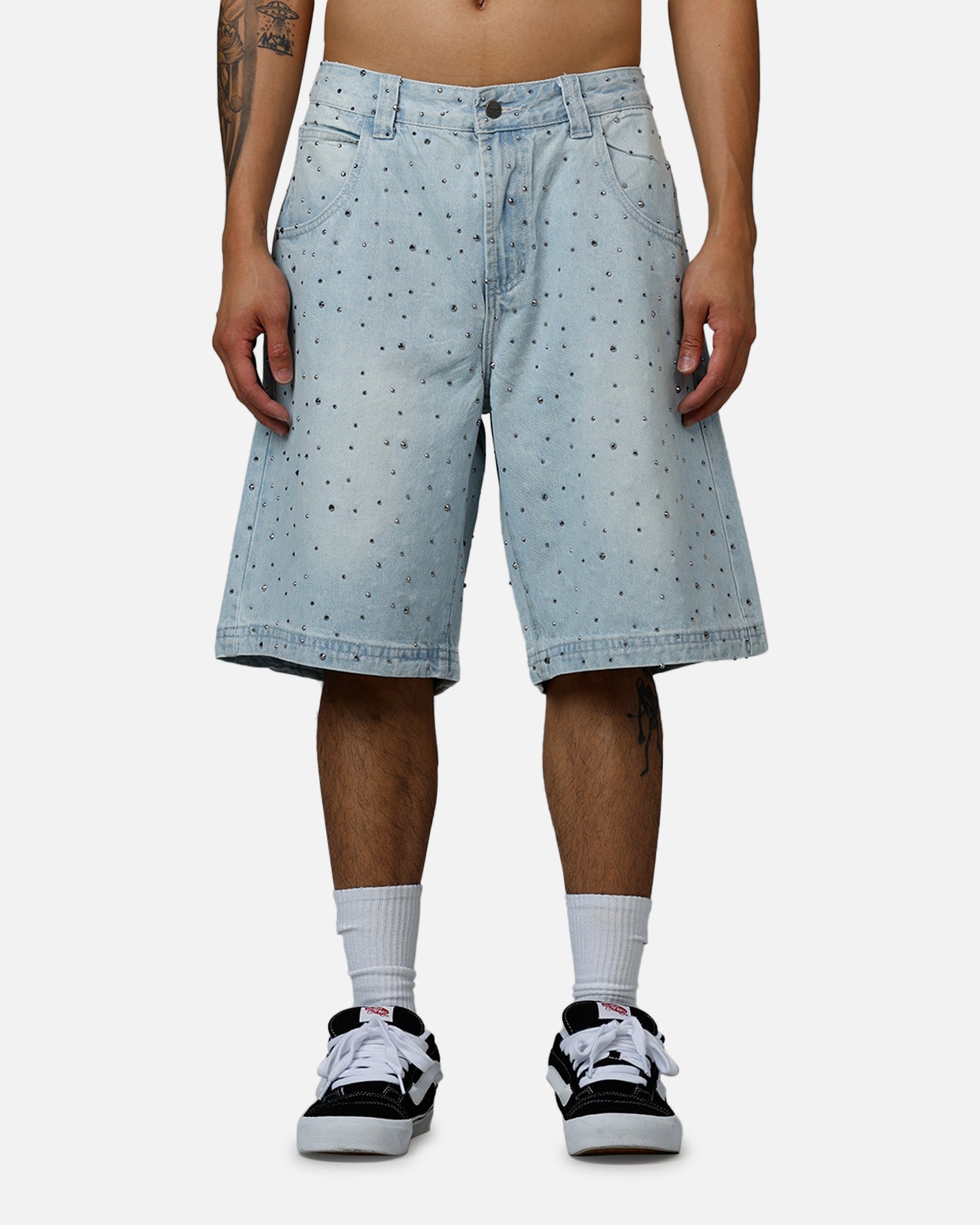 Saint Morta Amplus Glamourama Jorts Blue Dust | Culture Kings US