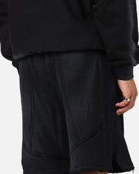 The Anti Order Apocalypse Sweat Shorts Sunfade Black