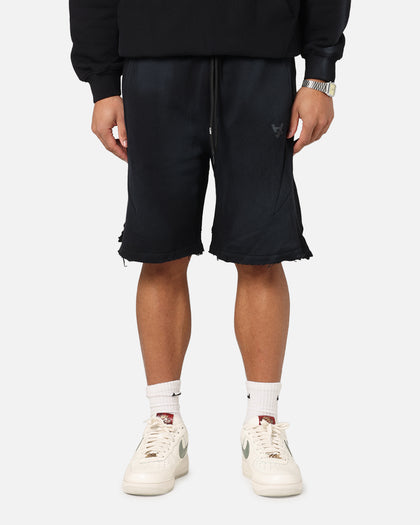 The Anti Order Apocalypse Sweat Shorts Sunfade Black
