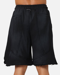 The Anti Order Apocalypse Sweat Shorts Sunfade Black