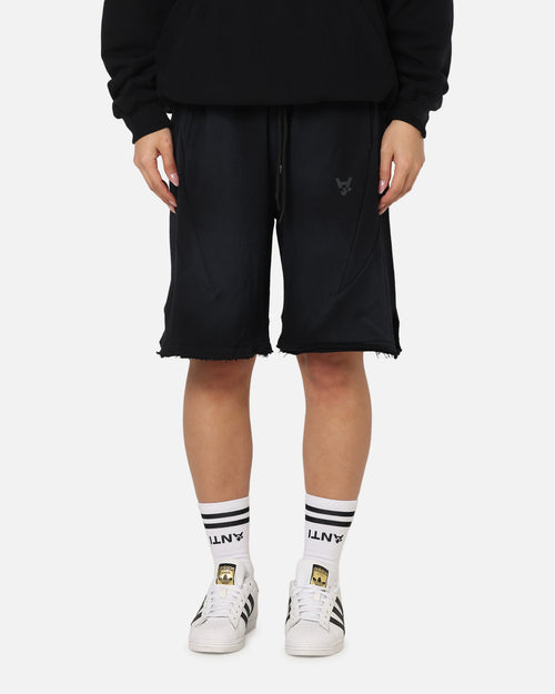 The Anti Order Apocalypse Sweat Shorts Sunfade Black