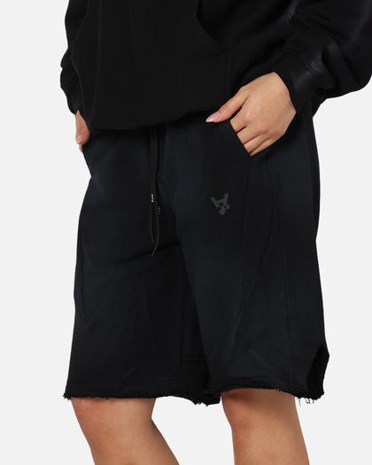 The Anti Order Apocalypse Sweat Shorts Sunfade Black
